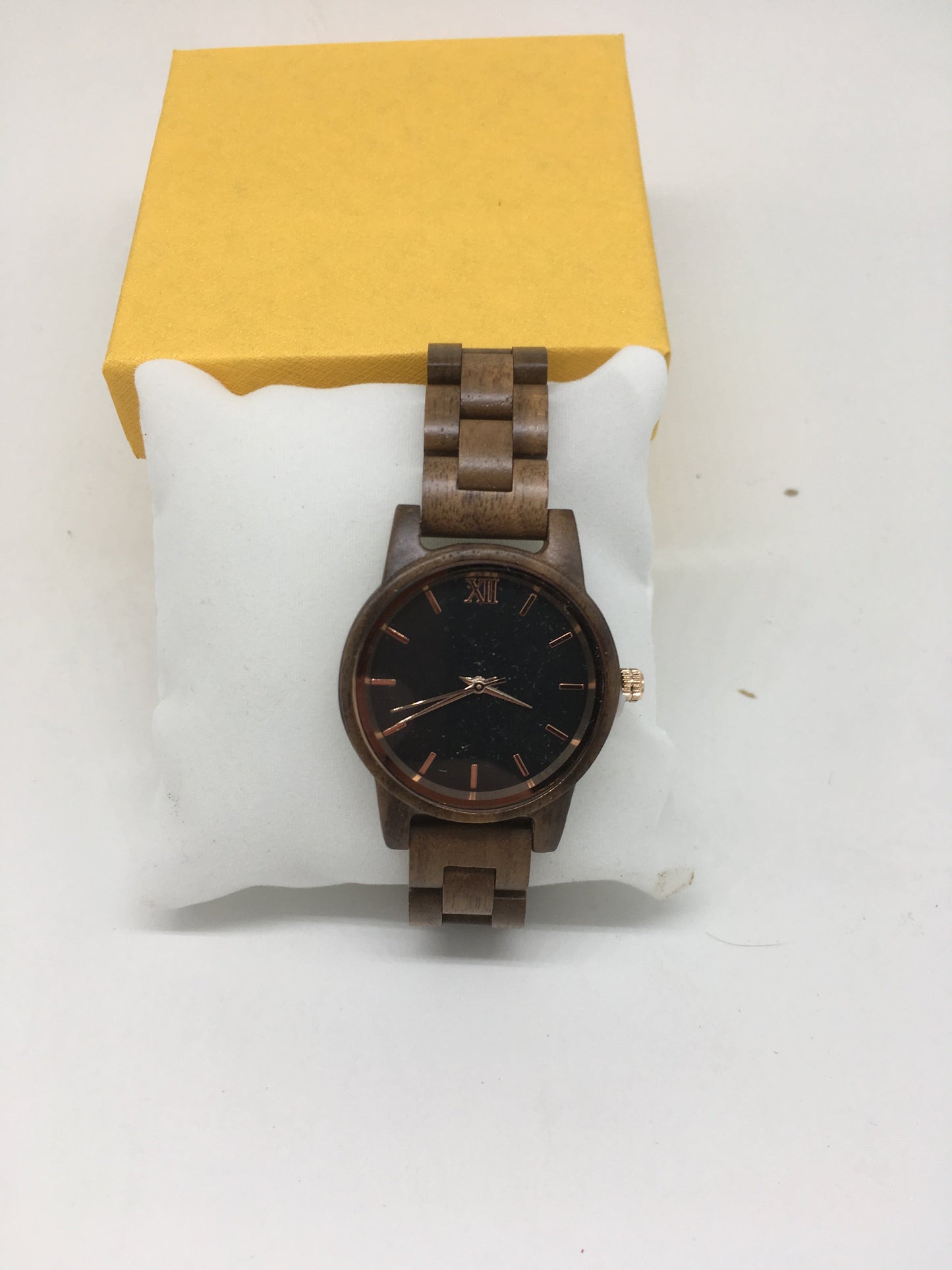 49. Komplett Holz Uhr S Nussbaum - breite 37mm armband breite 14mm