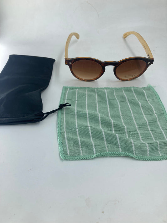 5. Sonnenbrille, Bügel aus Bambus und holz braun mit brun linse uv400 schutz