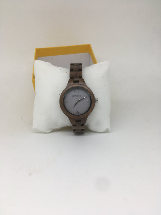 30. Komplett Holz Uhr S nussbaum holz 33mm breite armband breite 12mm