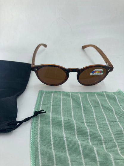 6. Sonnenbrille, Bügel aus Bambus und holz braun mit brun linse polarized und uv400 schutz
