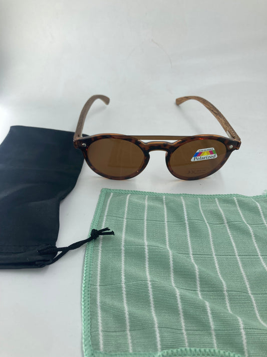 10. Sonnenbrille, Bügel aus Bambus und holz braun mit brun linse - polarized mit uv400 schutz