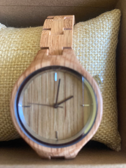 11. Komplett Holz Uhr ahorn holz breite 36mm armband breite 15mm