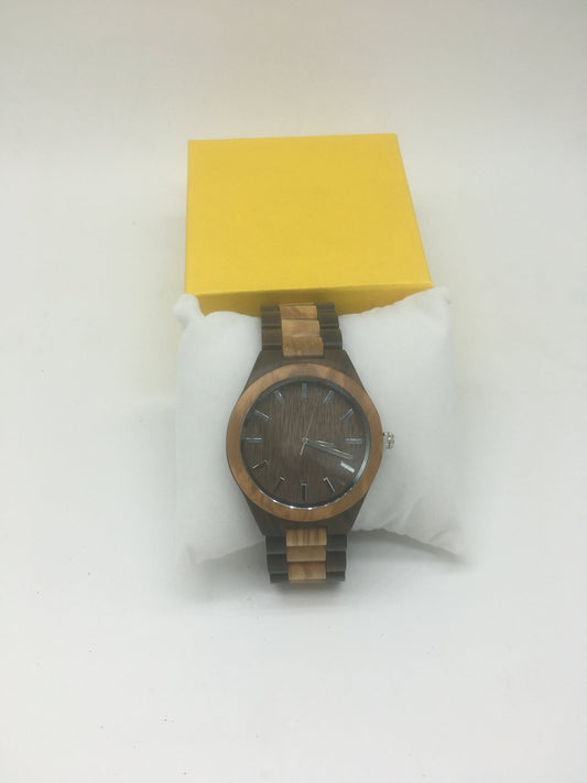 67. Komplett Holz Uhr L sandel und olive holz breite 44mm armband breite 24mm
