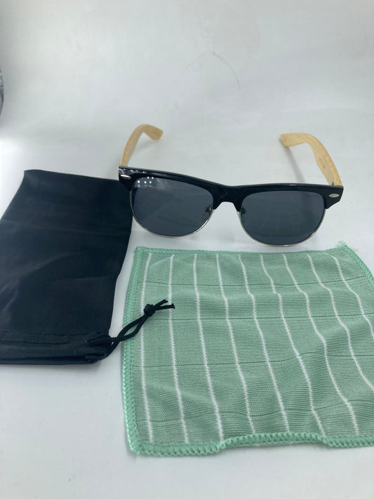 72. Sonnenbrille, Bügel aus Bambus und holz schwarz sonnenbrille,mit metal pip in ecke,mit schwarz linse,bügel aus bambus,uv400 schutz2.