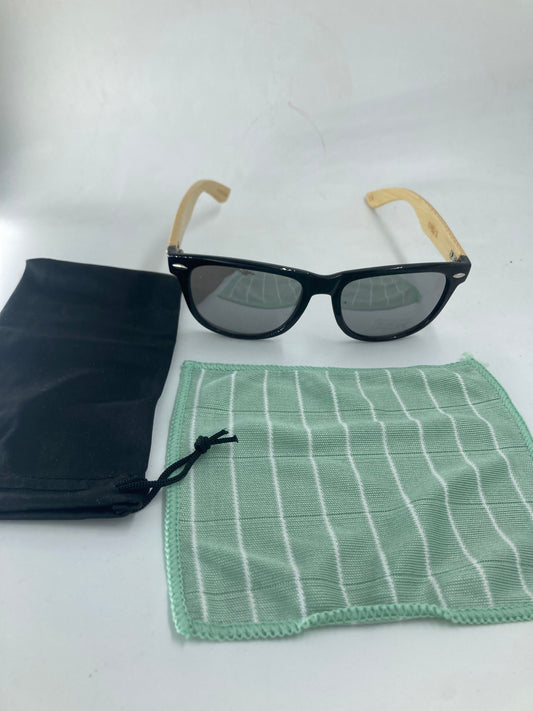 73. Sonnenbrille, Bügel aus Bambus und holz spiegel sonnenbrille,mit schwarz linse,bügel aus bambus,uv400 schutz