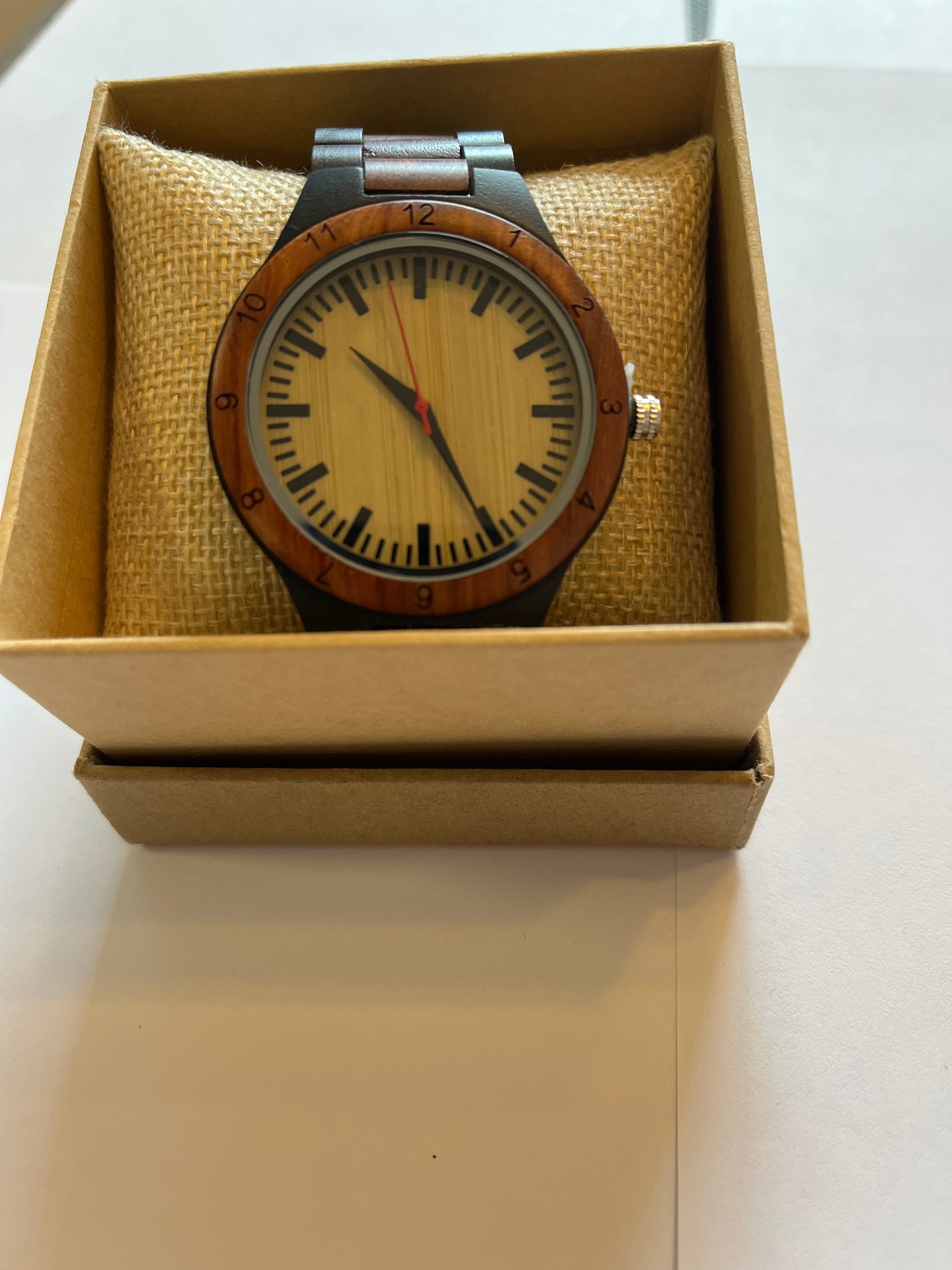 78.komplette holz uhren - sandelholz - breite 45mm armband 22mm