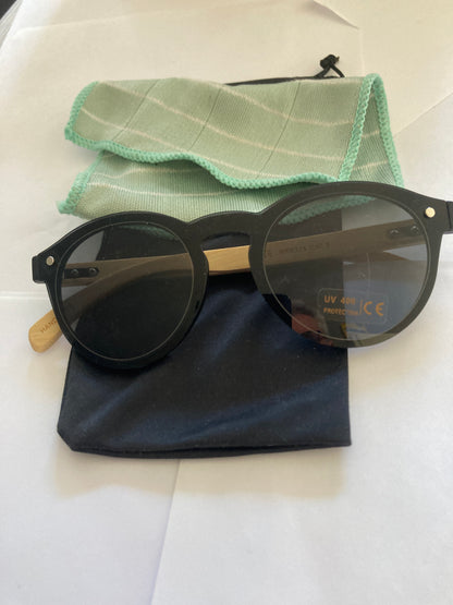 5. Sonnenbrille, Bügel aus Bambus und holz mit brun oder schwarz  linse uv400 schutz
