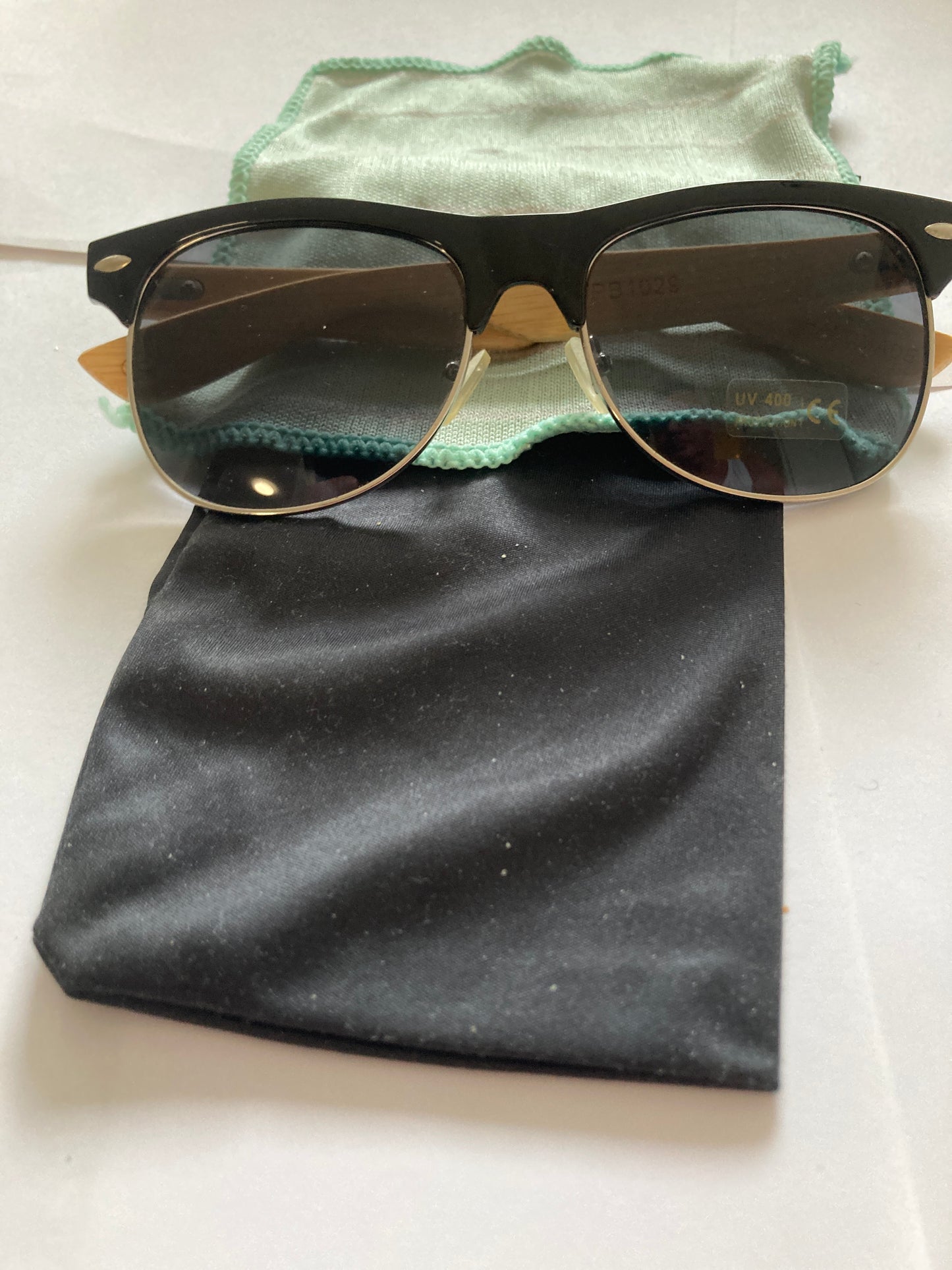 30.Sonnenbrille, Bügel aus Bambus sonnenbrille,mit metal pip in ecke,mit linse,uv400 schutz69