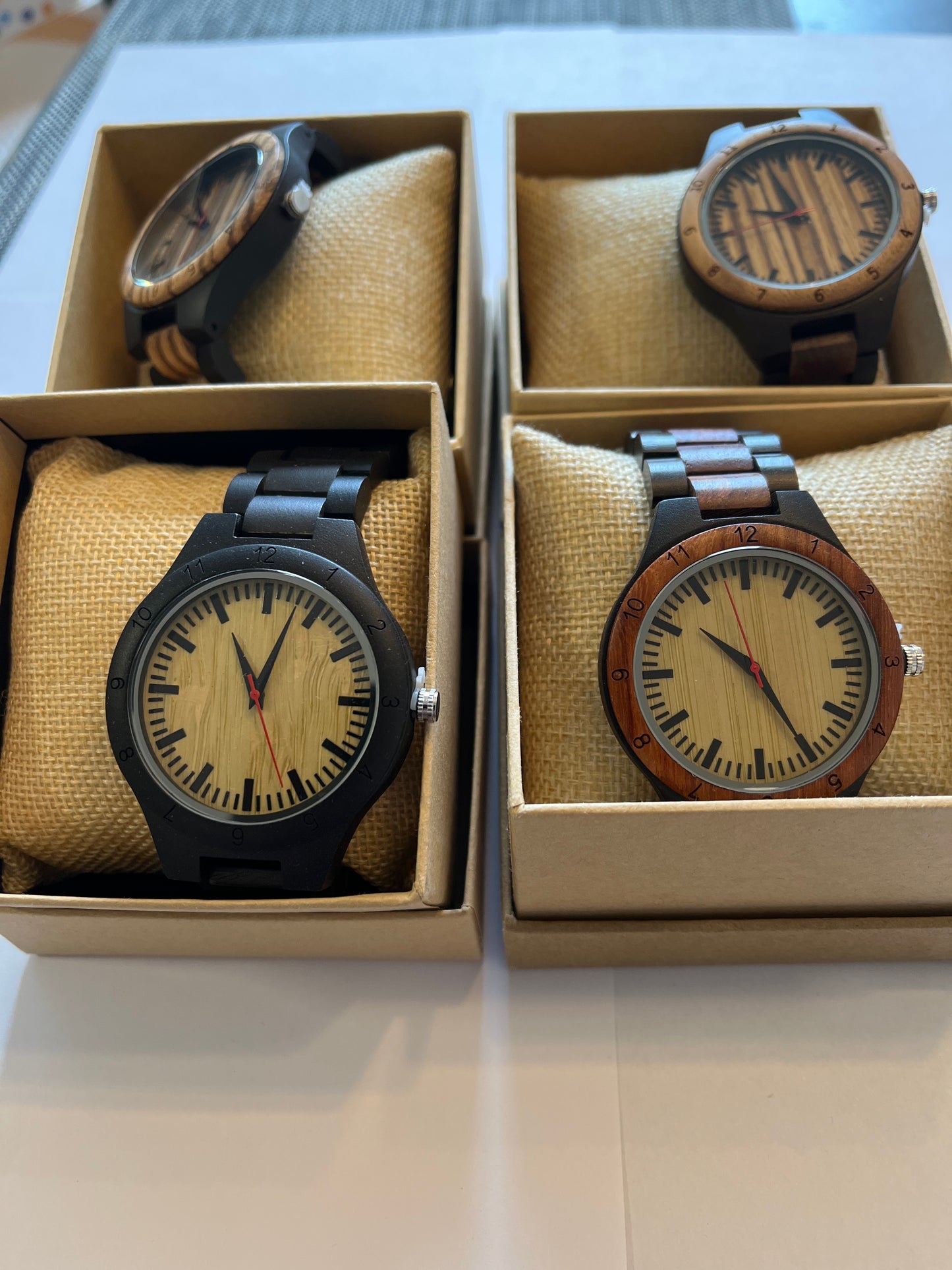 78.komplette holz uhren - sandelholz - breite 45mm armband 22mm