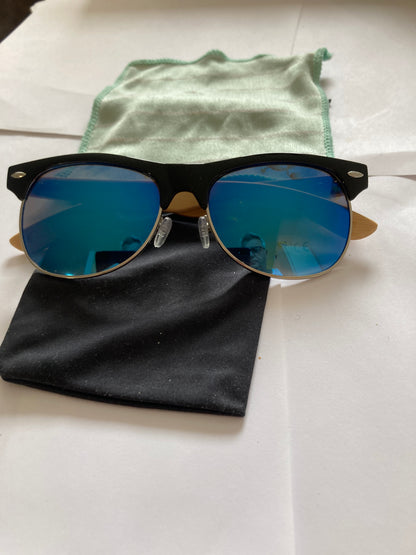 30.Sonnenbrille, Bügel aus Bambus sonnenbrille,mit metal pip in ecke,mit linse,uv400 schutz69