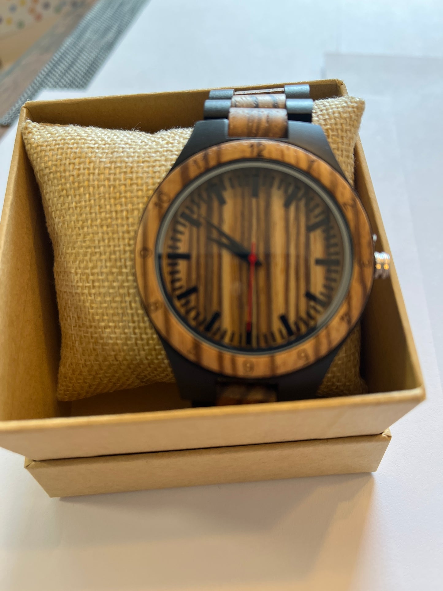 78.komplette holz uhren - sandelholz - breite 45mm armband 22mm