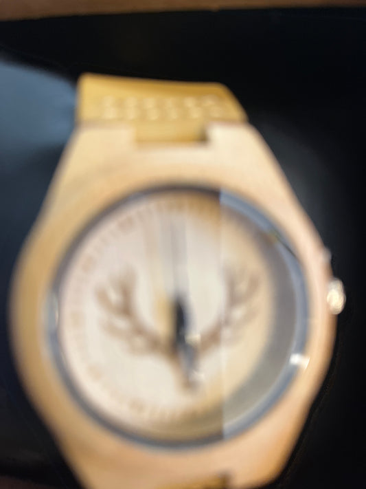 16. Holz Uhr mit Leder Armband S bambus breite 36mm lederarmband 15mm
