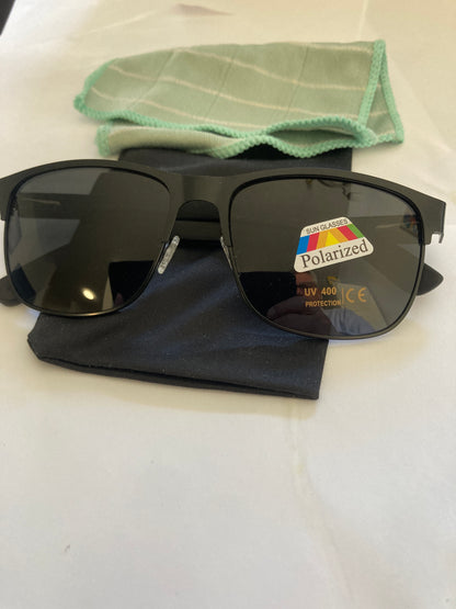 17.Sonnenbrille, Bügel aus Bambus und holz größe mit metallrahmen -schwarz oder braun linse,nussbaum linse , polarized und uv400 schutz