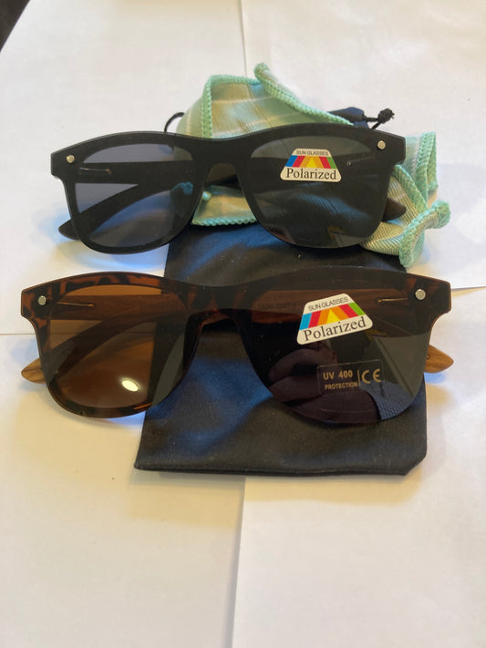 9.Sonnenbrille, Bügel aus Bambus und holz braun mit brun linse - polarized mit uv400 schutz