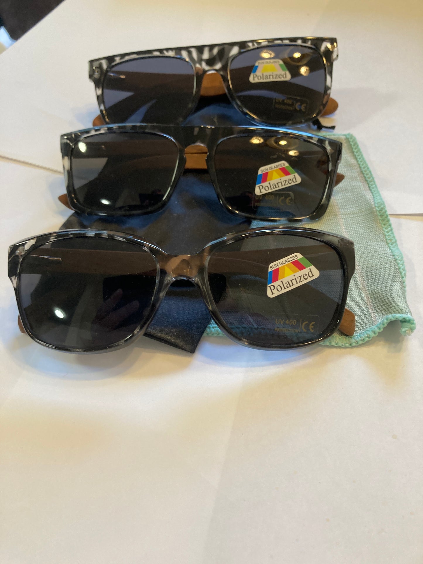 1. Sonnenbrille, Bügel aus holz polarized und uv400 schutz