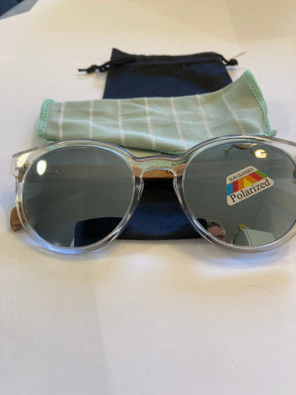 28.Sonnenbrille, Bügel aus Bambus und holz tiger sonnenbrille  mit braun linse , bügel aus nussbaum , polarized und uv400 schutz