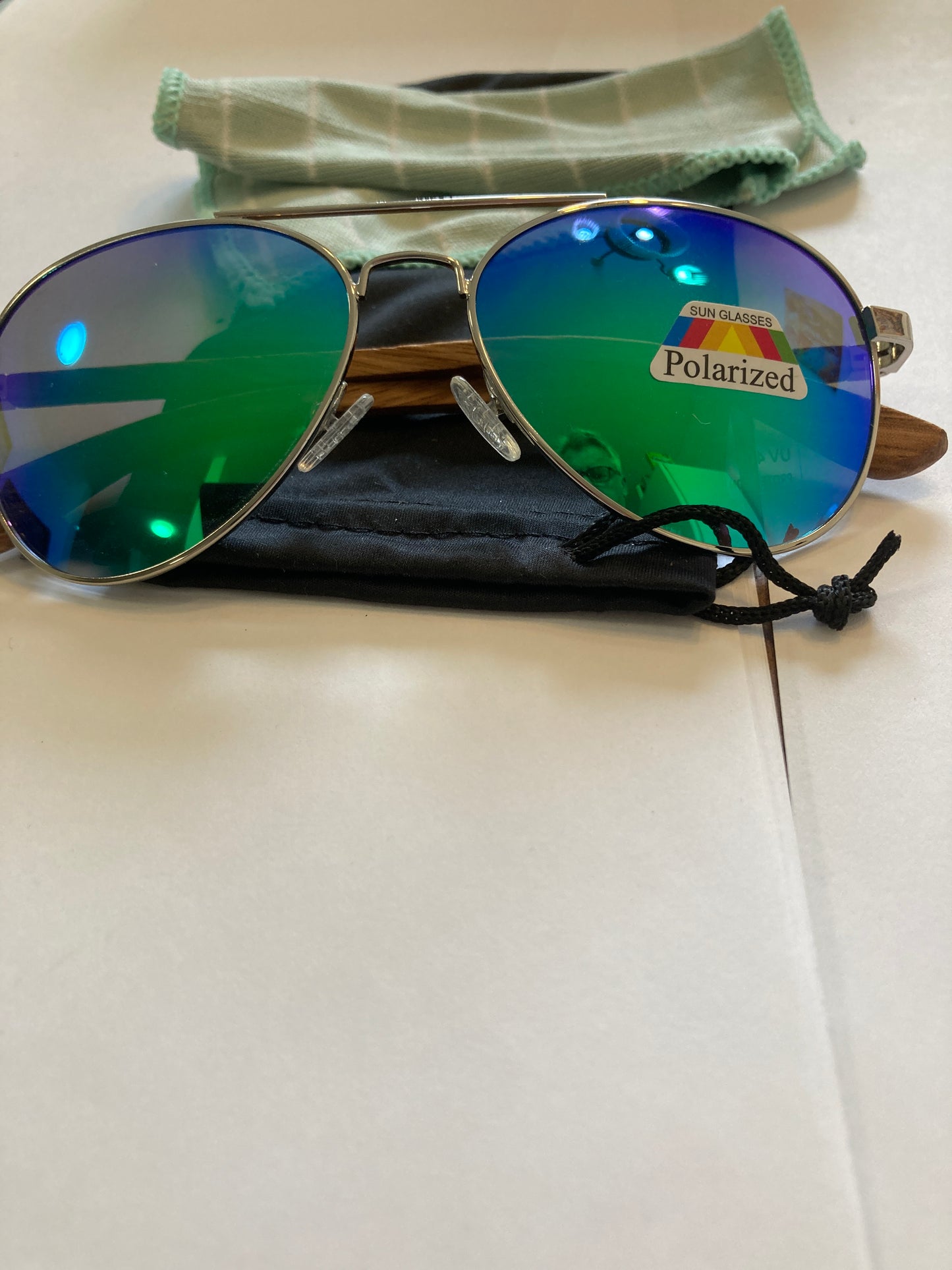 21.Sonnenbrille, Bügel aus Bambus und holz Pilotenbrillen , bügel aus holz, polarized und uv400 schutz