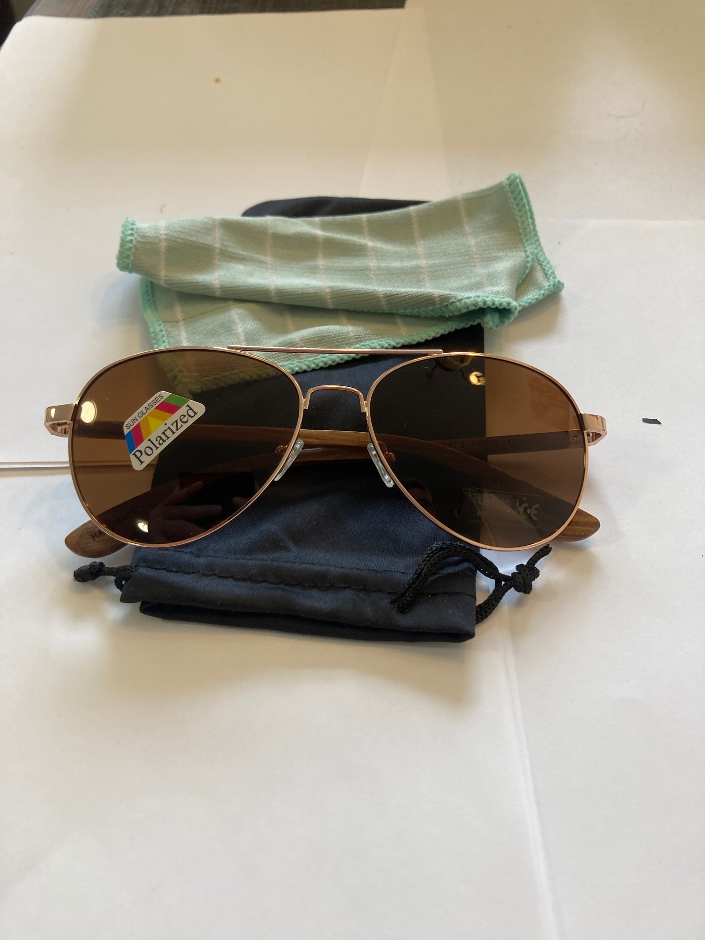 21.Sonnenbrille, Bügel aus Bambus und holz Pilotenbrillen , bügel aus holz, polarized und uv400 schutz