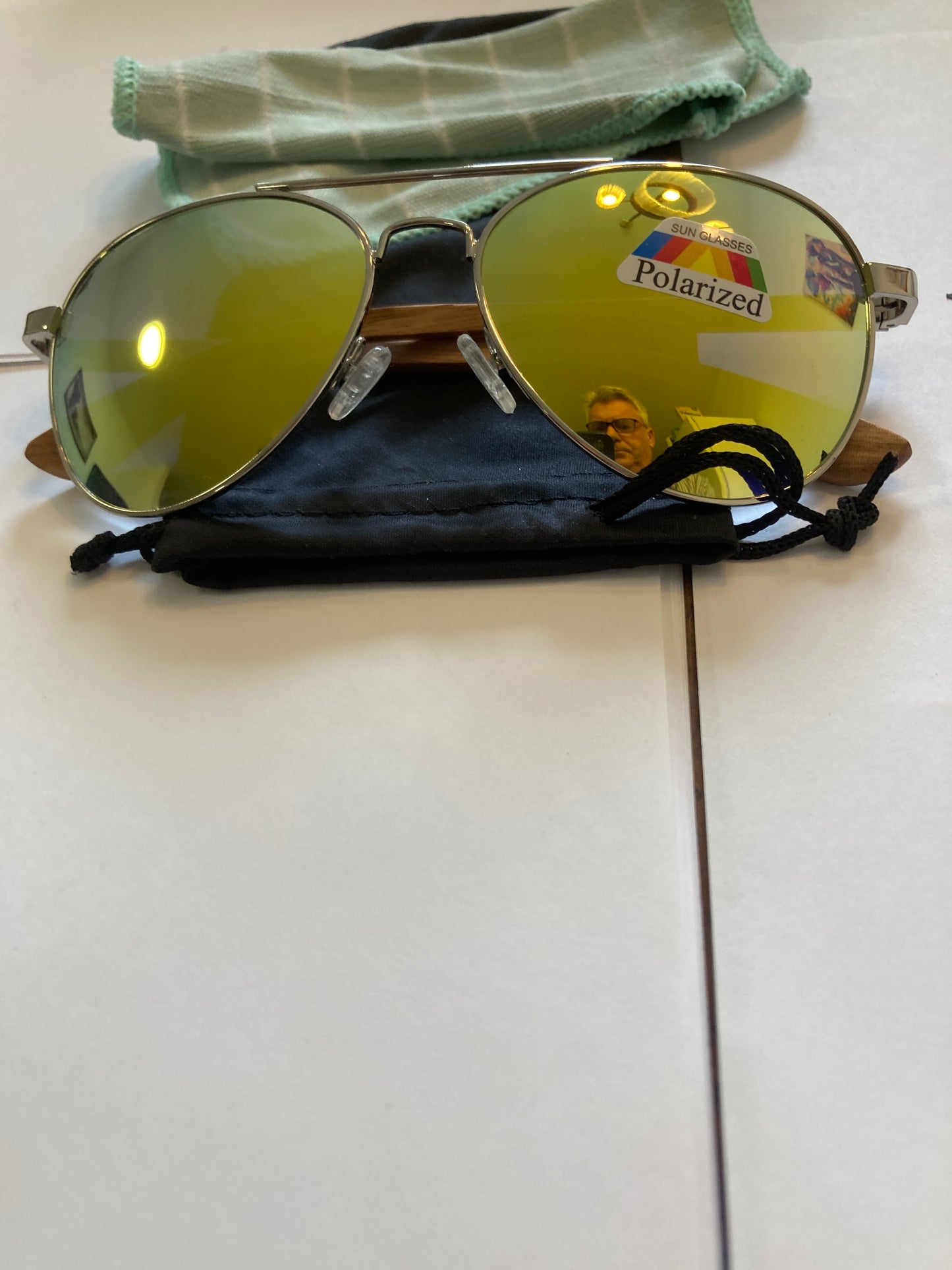 21.Sonnenbrille, Bügel aus Bambus und holz Pilotenbrillen , bügel aus holz, polarized und uv400 schutz