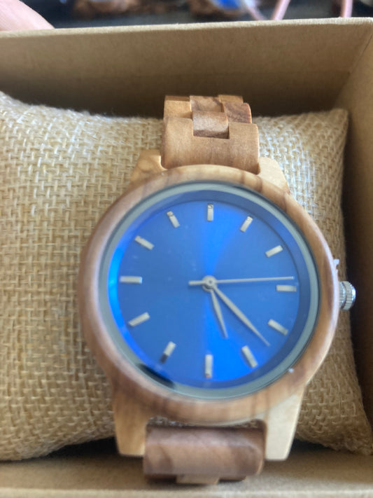 71.Komplett Holz Uhren S olivern Holz breite 36mm armband 16mm