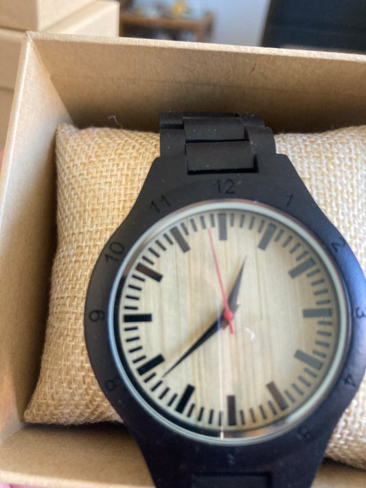 78.komplette holz uhren - sandelholz - breite 45mm armband 22mm