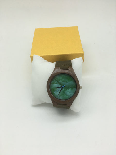 Holz Uhren mit leder armband