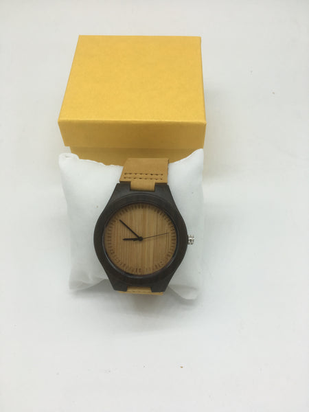 Holz Uhren mit leder armband