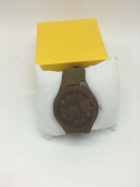 Holz Uhren mit leder armband