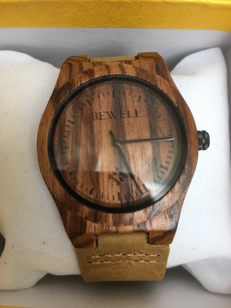 Holz Uhren mit leder armband