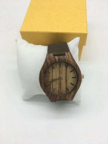 Holz Uhren mit leder armband