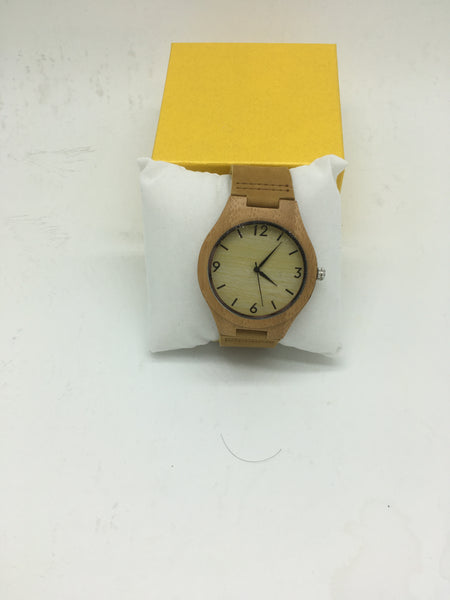 Holz Uhren mit leder armband