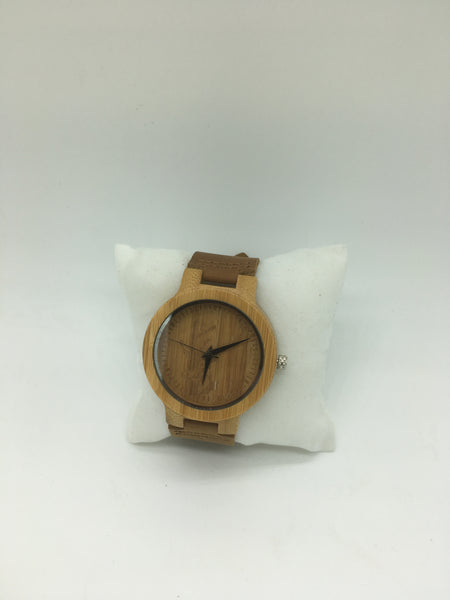 Holz Uhren mit leder armband