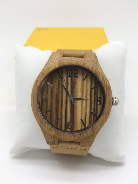 Holz Uhren mit leder armband