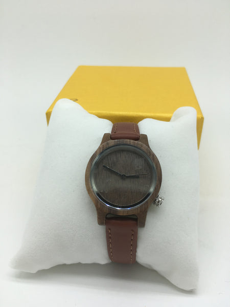 Holz Uhren mit leder armband