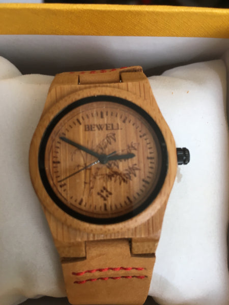 Holz Uhren mit leder armband