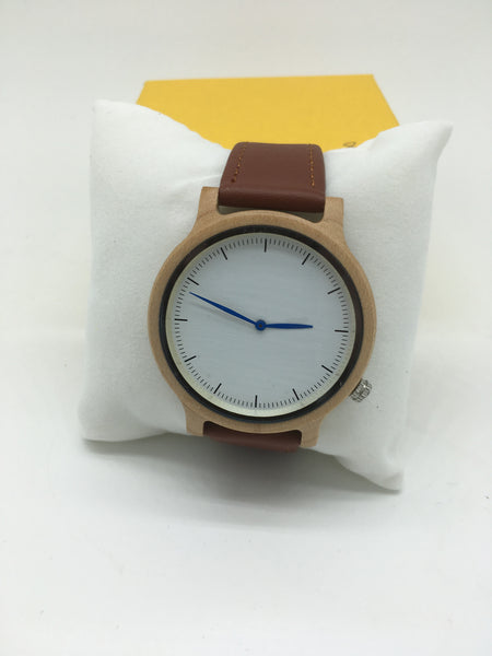 Holz Uhren mit leder armband