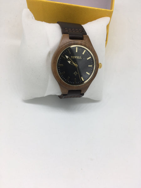 Holz Uhren mit leder armband