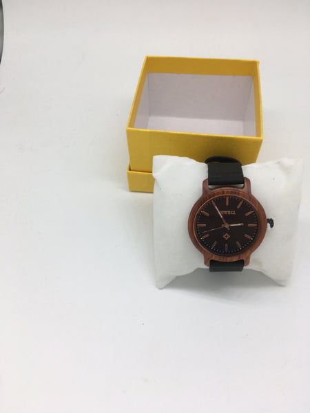 Holz Uhren mit leder armband