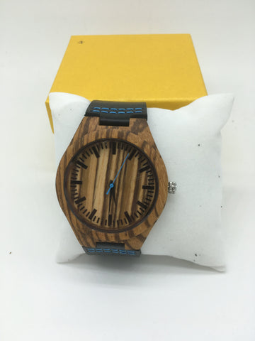 Holz Uhren mit leder armband