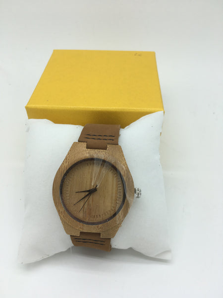 Holz Uhren mit leder armband