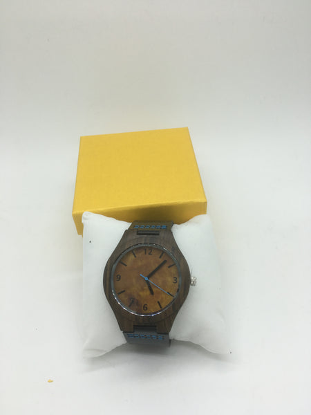Holz Uhren mit leder armband