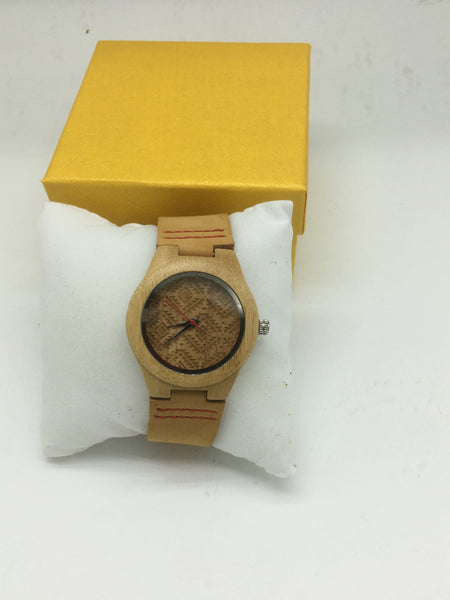 Holz Uhren mit leder armband