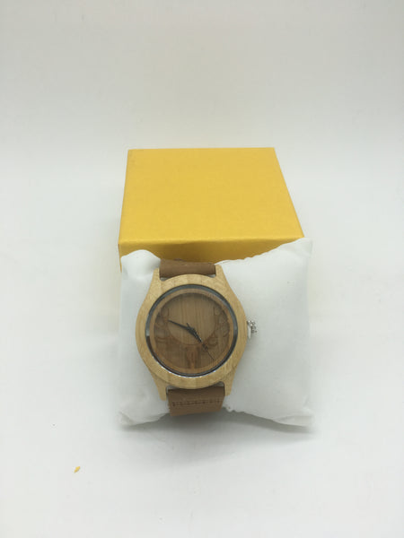 Holz Uhren mit leder armband