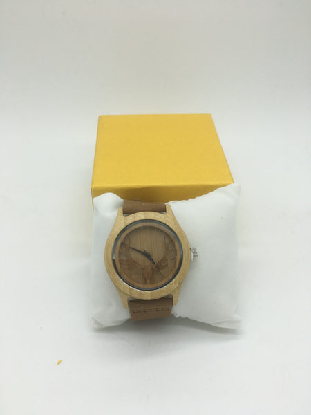 Holz Uhren mit Leder Armband