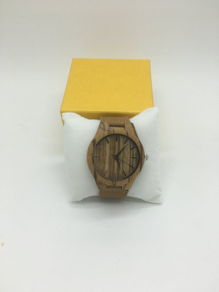 Holz Uhren mit leder armband