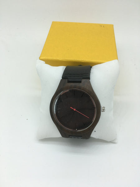 Holz Uhren mit leder armband