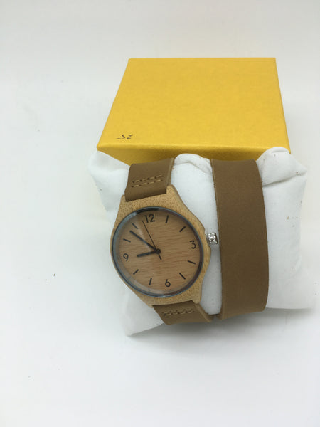 Holz Uhren mit leder armband