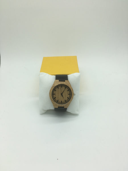 Holz Uhren mit leder armband